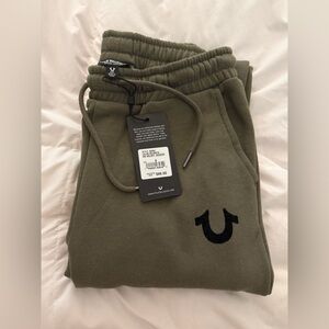 Brand New TRUE RELIGION HS VELVET JOGGER Pants